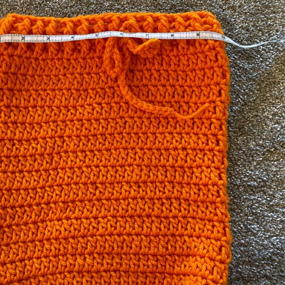 Newborn Candy Corn crochet knitted outfit costume snuggle pictures Baby clothes - Picture 10 of 12